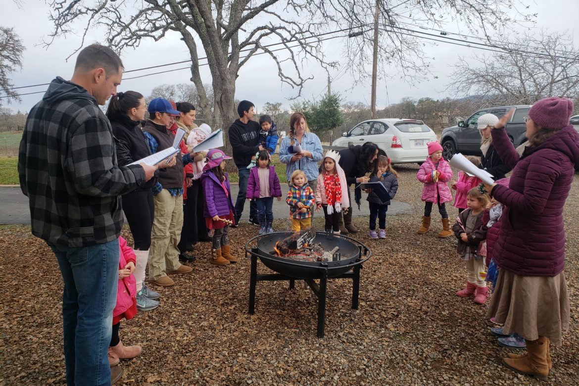 Caroling Around the Cowboy Campfire